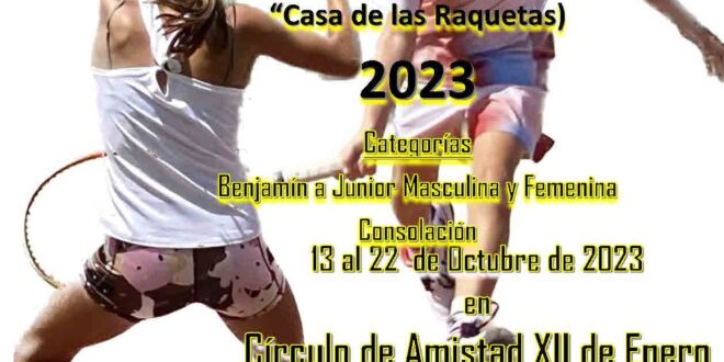 2º TORNEO V CIRCUITO FITT «Casa de Las Raquetas» 2023