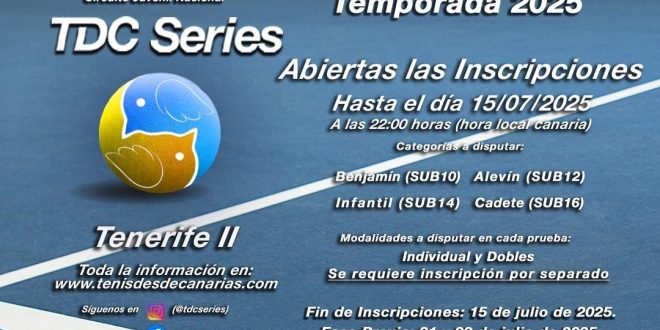 TDC Series – Tenerife Tennis Academy