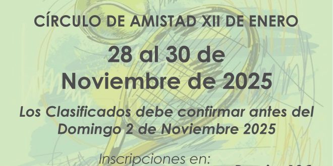 MASTER Torneo VII Circuito FITT – BENJAMÍN – CLASIFICADOS