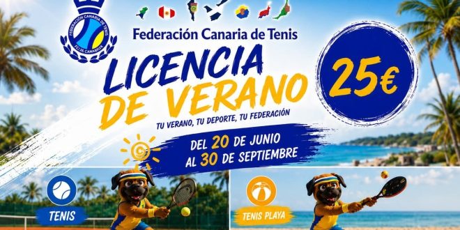 Licencia de Verano – Todas las modalidades: Tenis, Pickleball, Silla, Playa